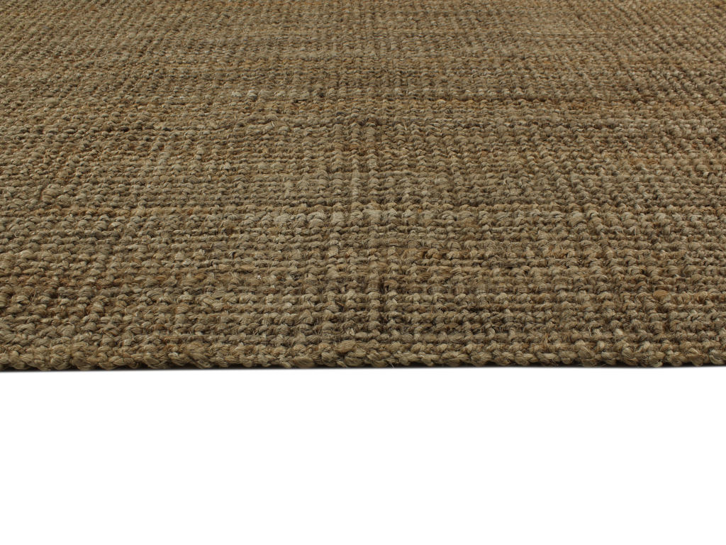 Jute Double Thick Silver Natural Rug | Flooring Depot