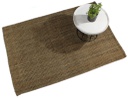 Jute Double Thick Silver Natural Angle 3