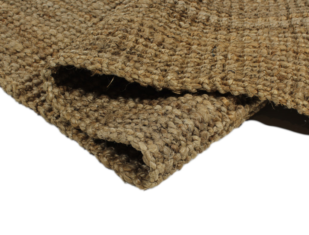 Jute Double Thick Silver Natural Angle 4