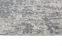 Viscose Silver Grey Rug Angle 2