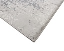 Viscose Silver Grey Rug Angle 5