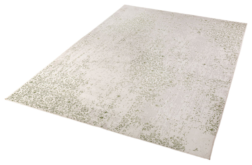 Viscose Silver Green Rug