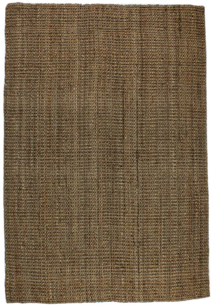 Jute Double Thick Silver Natural Rug