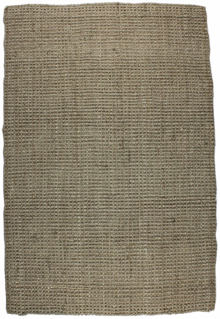 Jute Double Thick Chrome Rug