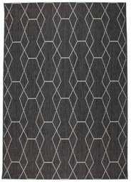 Lineo Anthracite Silver Rug
