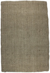 Jute Double Thick Chrome Rug